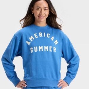 Universal Thread Graphic ‘American Summer’ Pullover Sweatshirt l L